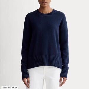 Everlane everyday boxy cotton sweater